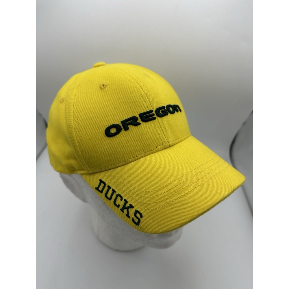 Oregon Ducks Hat Yellow Russell Athletic Strapback Adjustable NCAA Cap